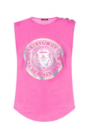 Top z nadrukowanym logo, zdjęcie 1 Top z nadrukowanym logo od Balmain